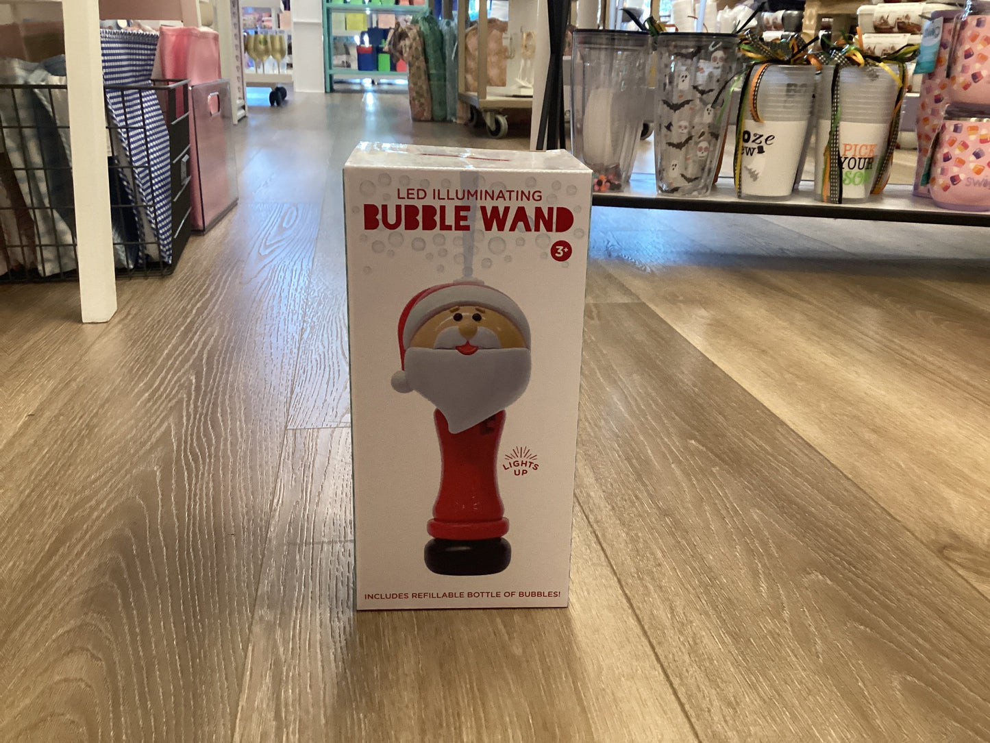 LED Santa Bubble Wand