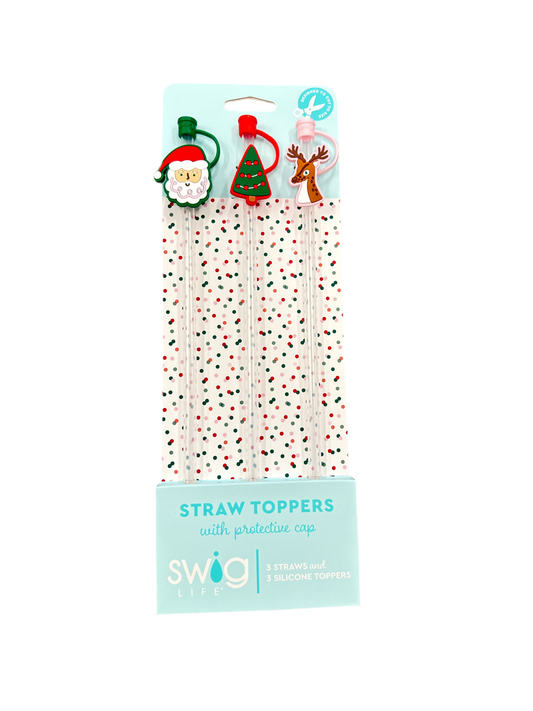 Christmas Straw Topper