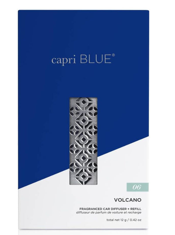 Volcano Fragranced Car Diffuser + Refill