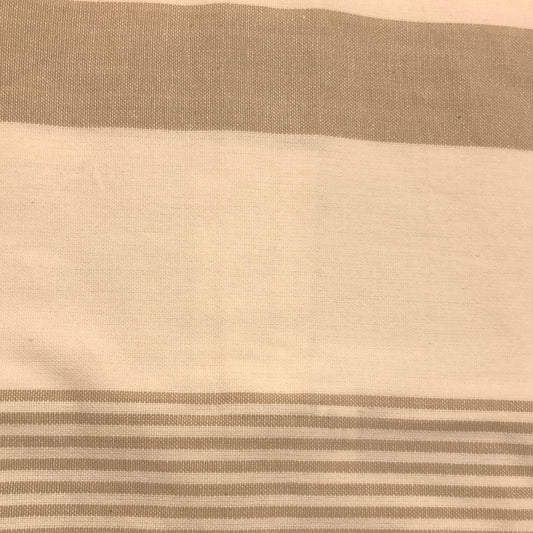 Sandstone & White Towel