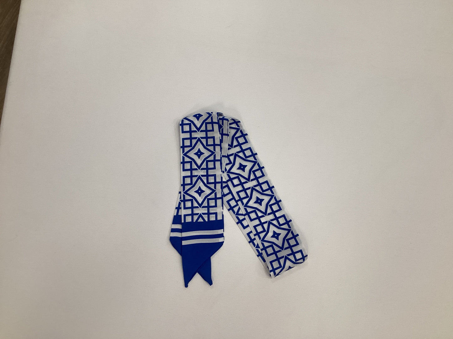 Langston Geometric Skinny Scarf