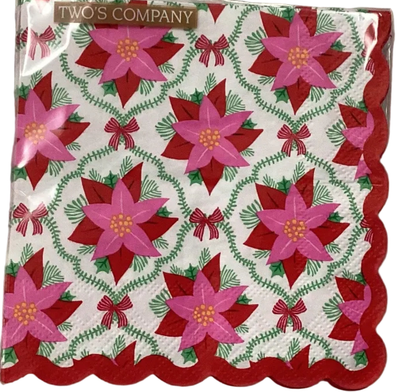 Poinsettia Napkin