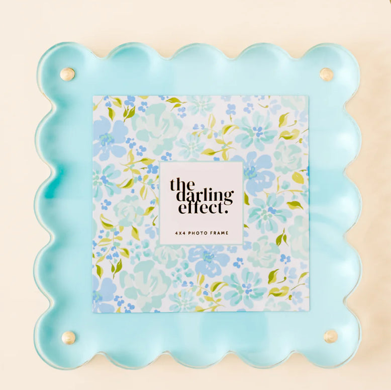 Square Scalloped Acrylic Frame