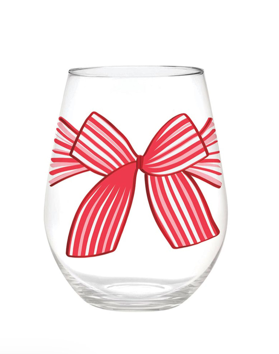 Jumbo stemless wine glass