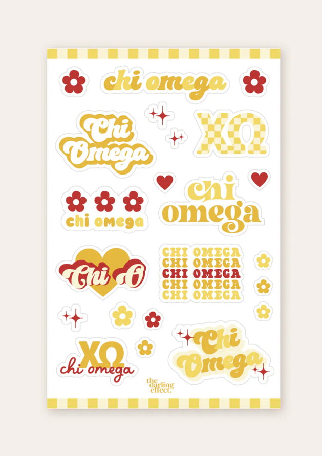 Sorority Sticker Sheet