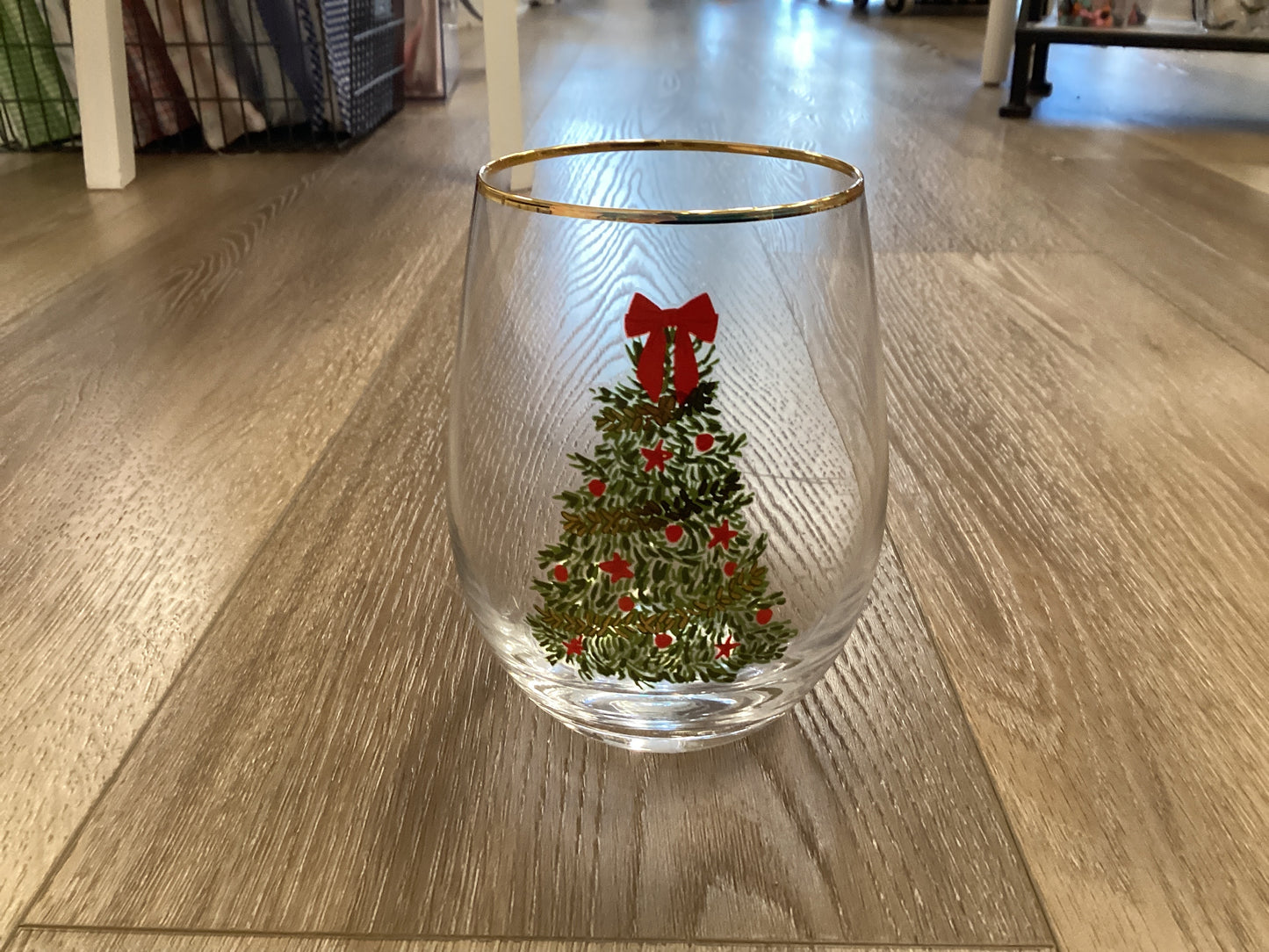 Mary Square Christmas Glasses