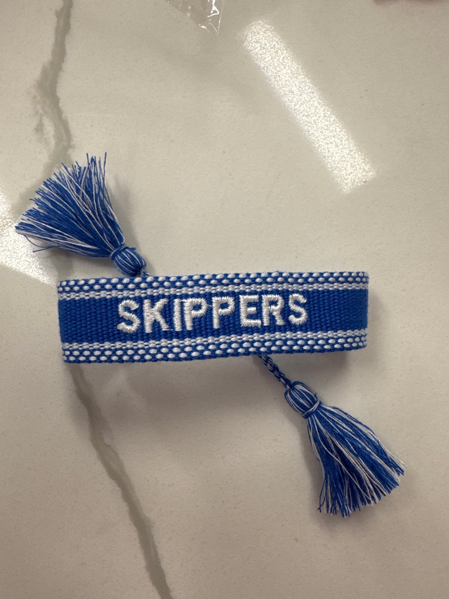 Skippers Embroidered Bracelets