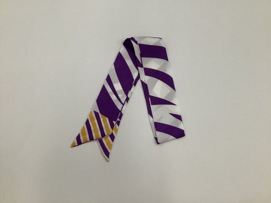Harper Striped Skinny Scarf