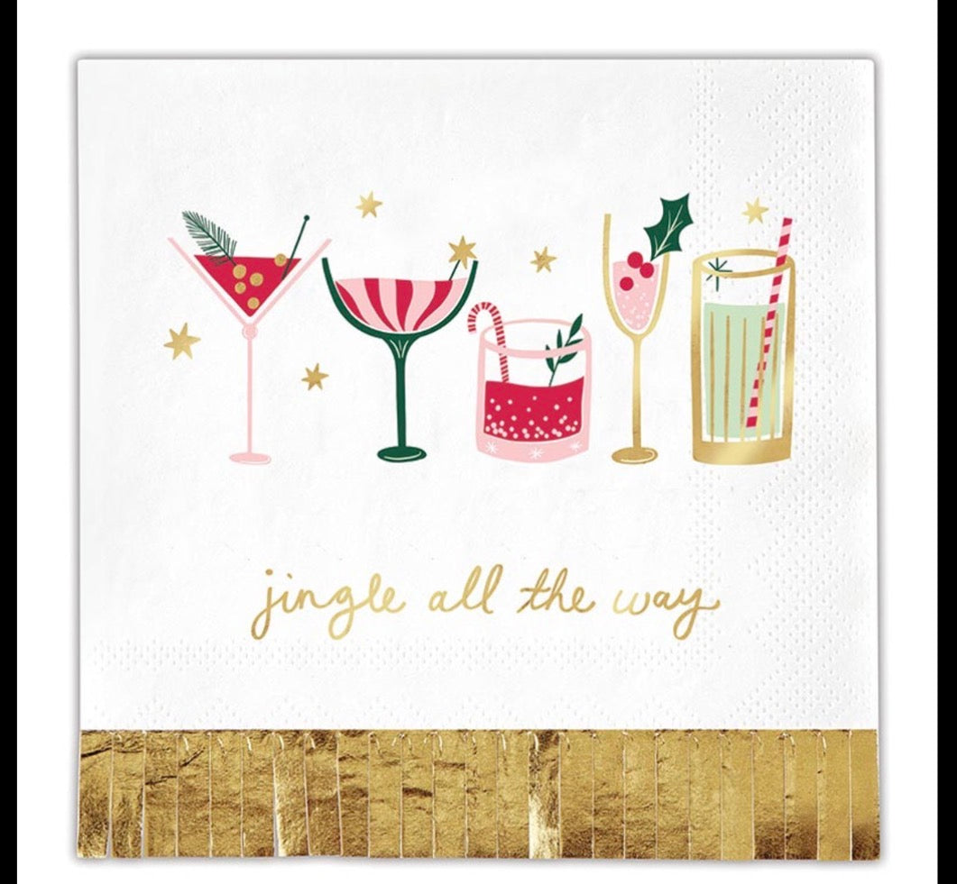 Slant Cocktail Napkins