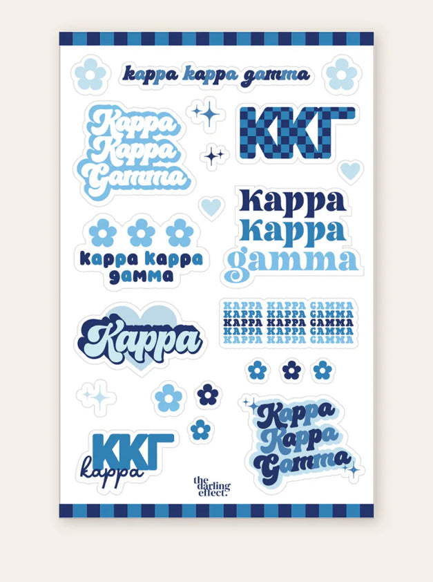Sorority Sticker Sheet