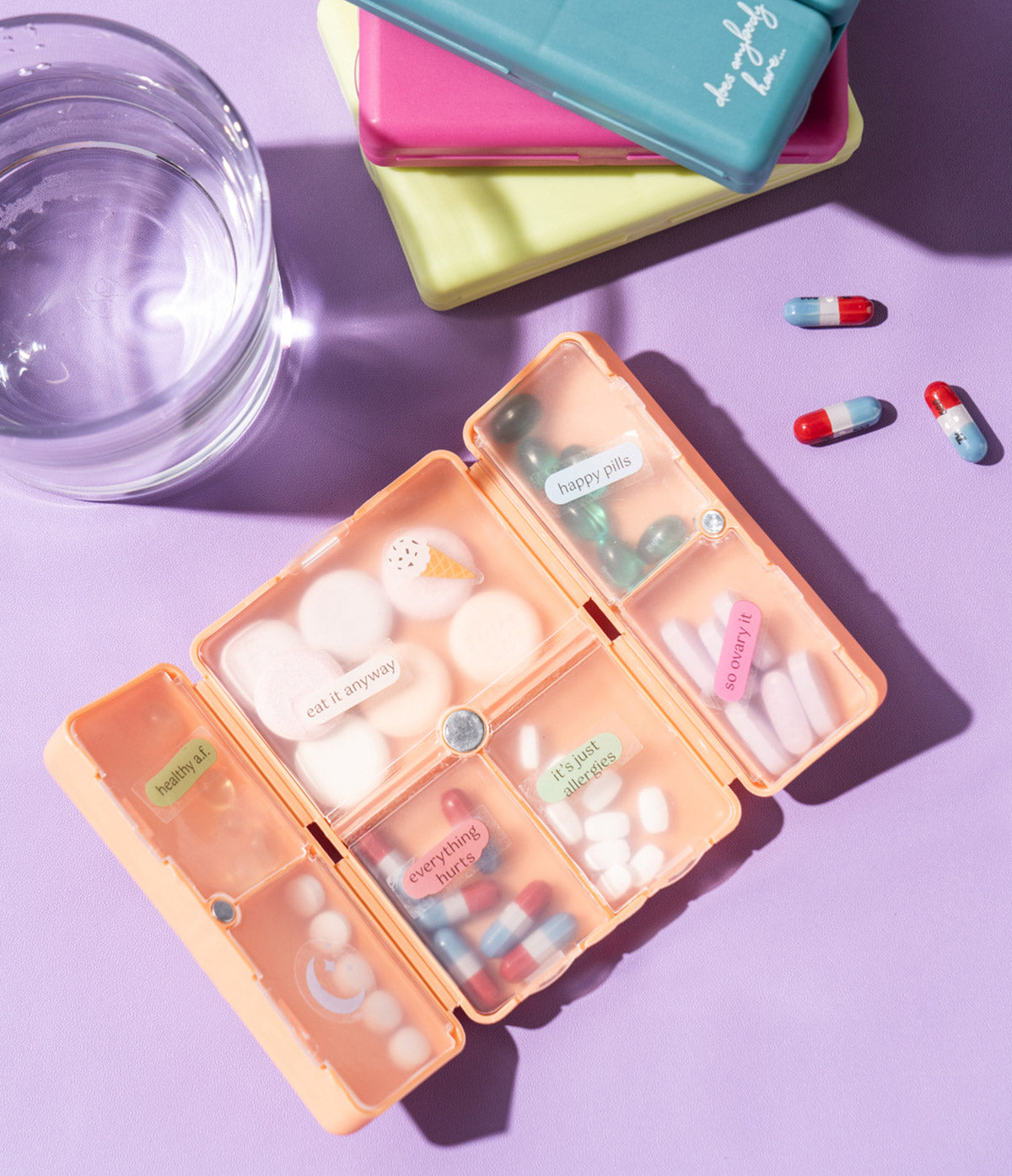 Crush Everything’s Fine Pill and Vitamin Box