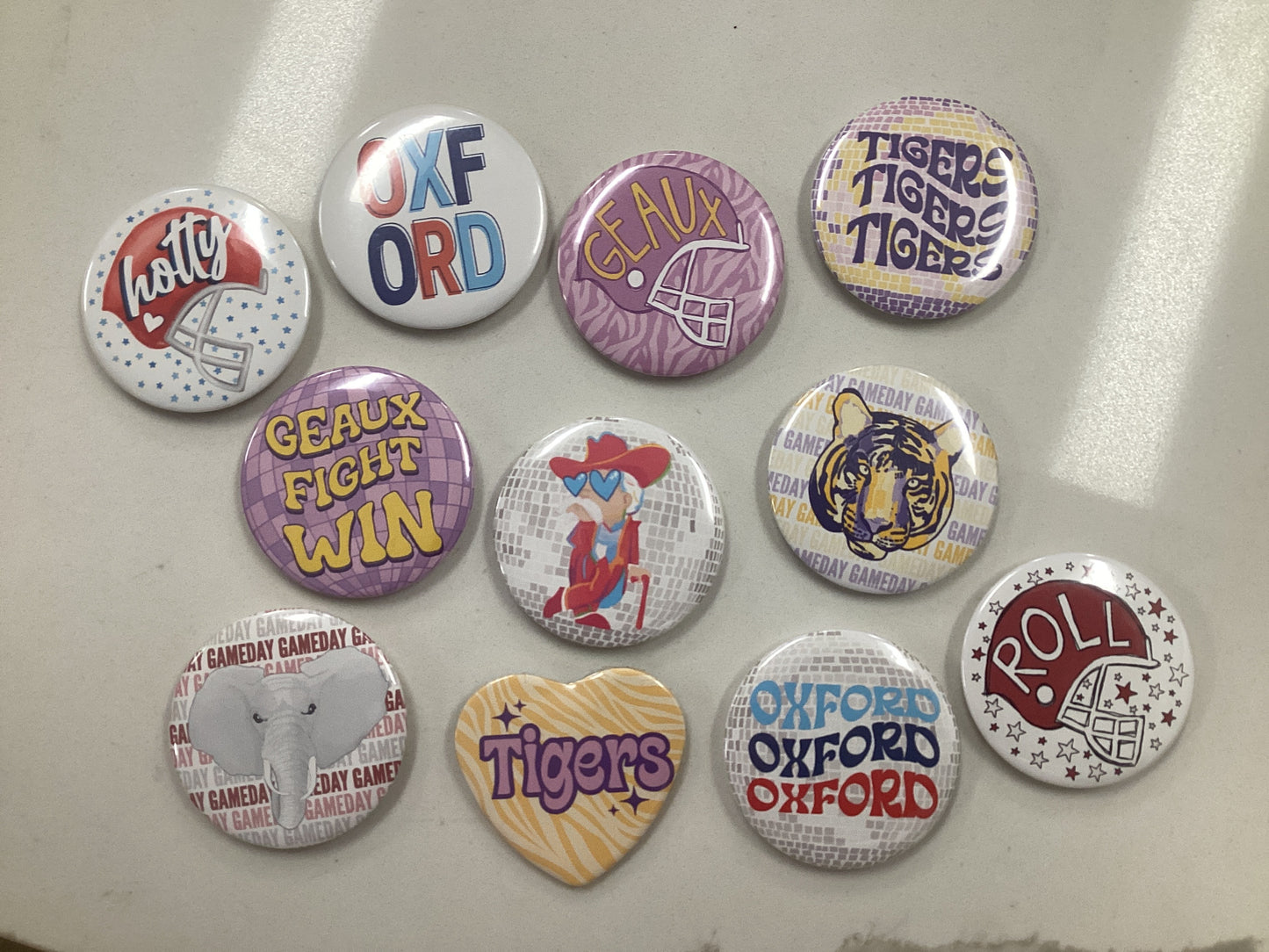 Game Day Buttons
