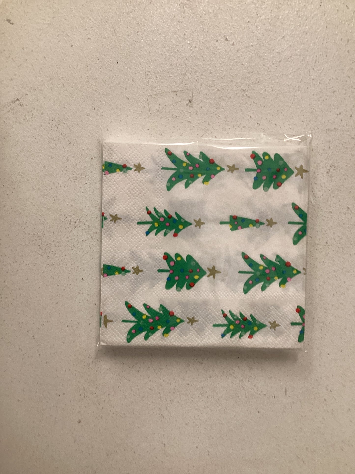 Christmas Tree Cocktail Napkins