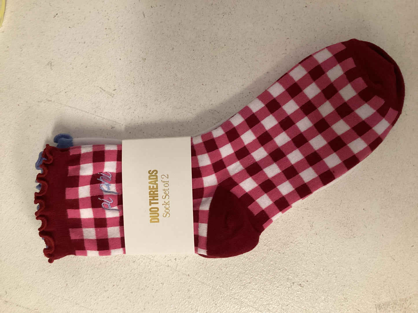 Gingham and Grace Sorority Sock Set