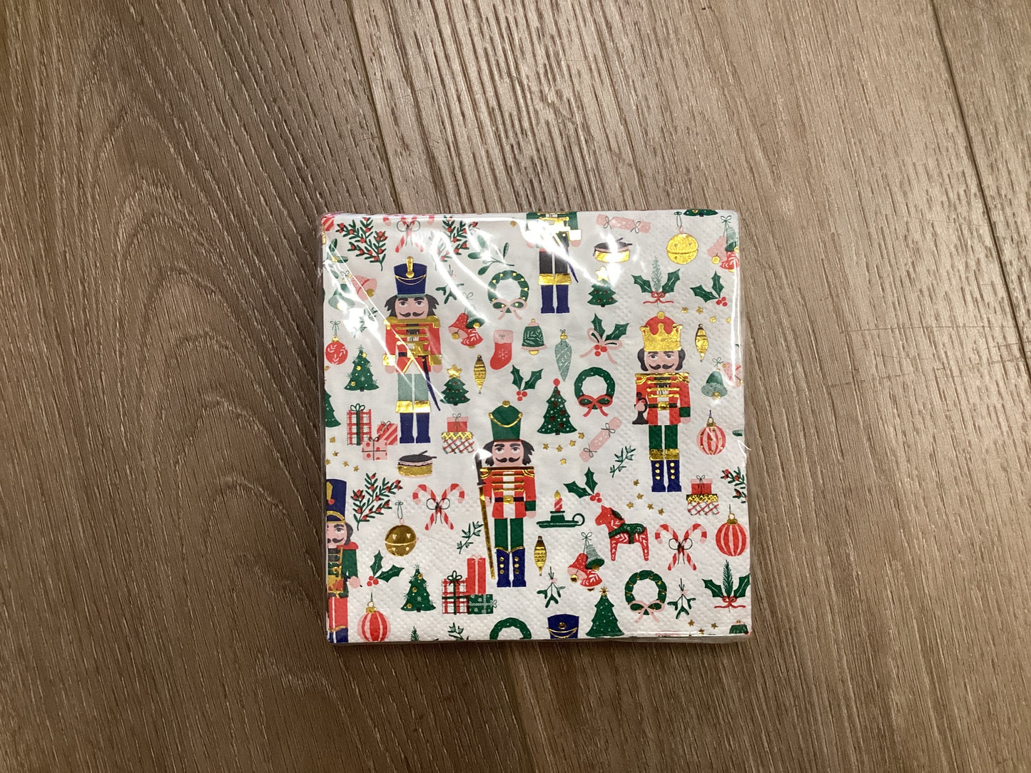 Mary Square Christmas Cocktail Napkins