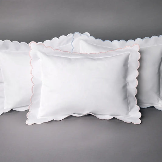 Wavy Scallop Sham Pillow