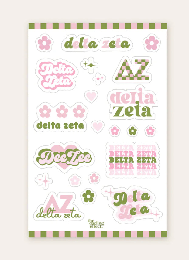 Sorority Sticker Sheet