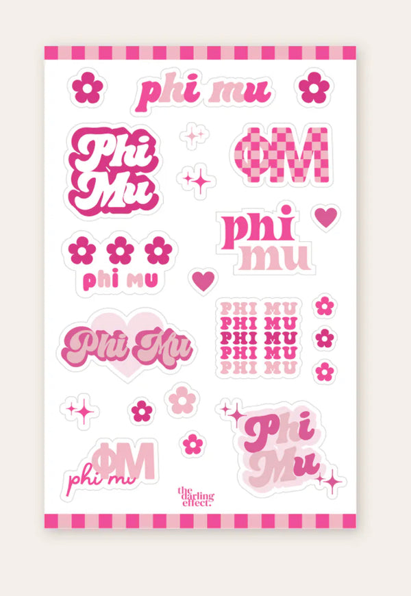 Sorority Sticker Sheet