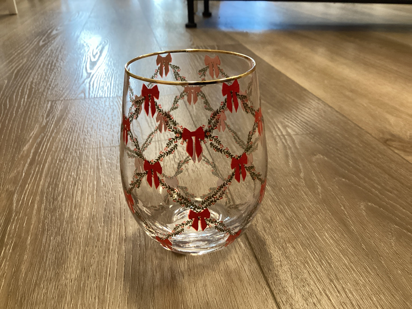 Mary Square Christmas Glasses