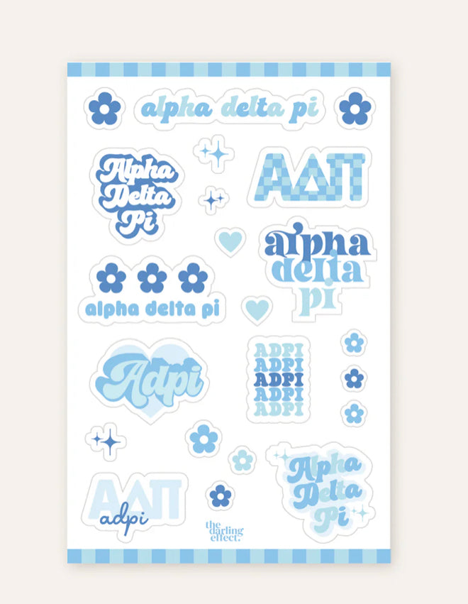 Sorority Sticker Sheet