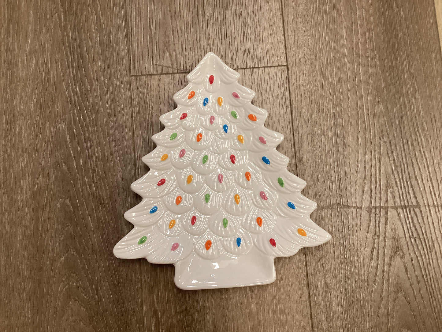 Decked Out Vintage Tree Serving Plate
