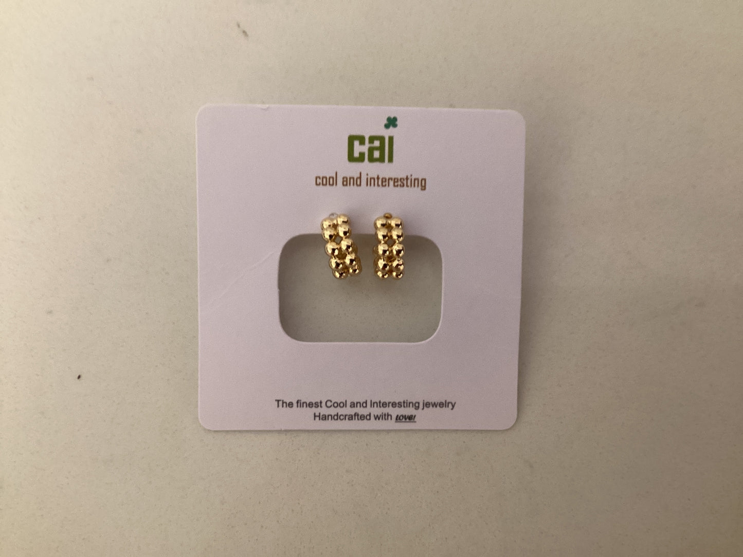 Double Bubble Hoop Earrings