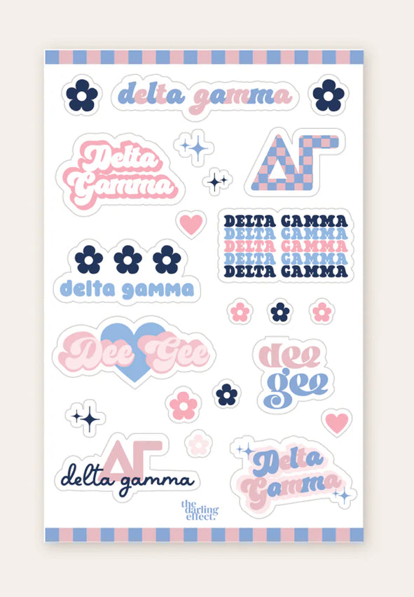 Sorority Sticker Sheet