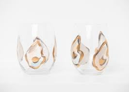 Hand Painted Wine Glass