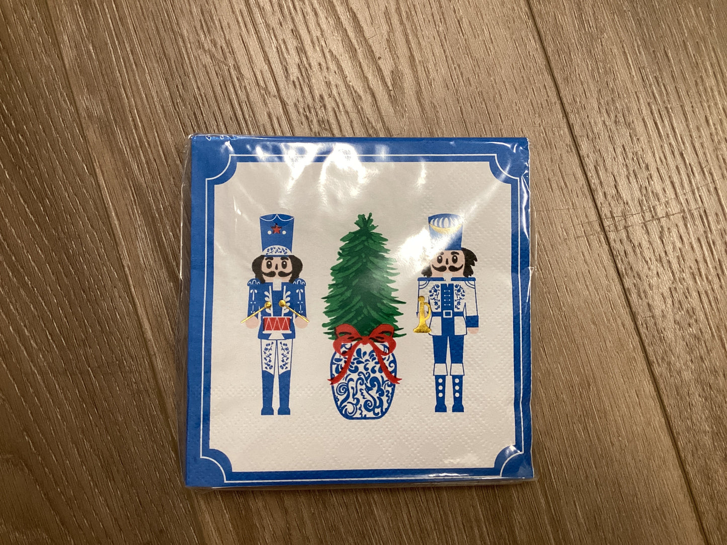 Mary Square Christmas Cocktail Napkins