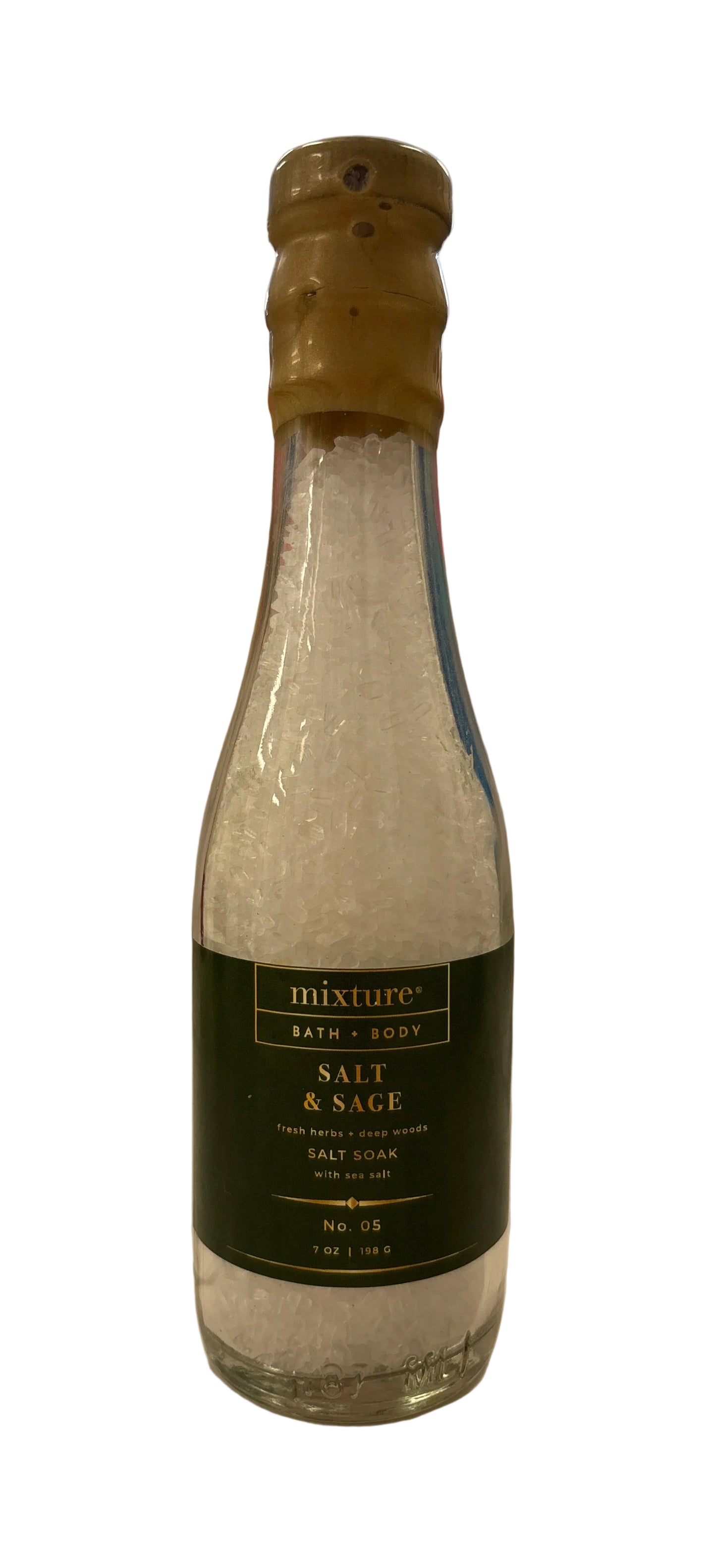 Holiday Salt Soak Bottle