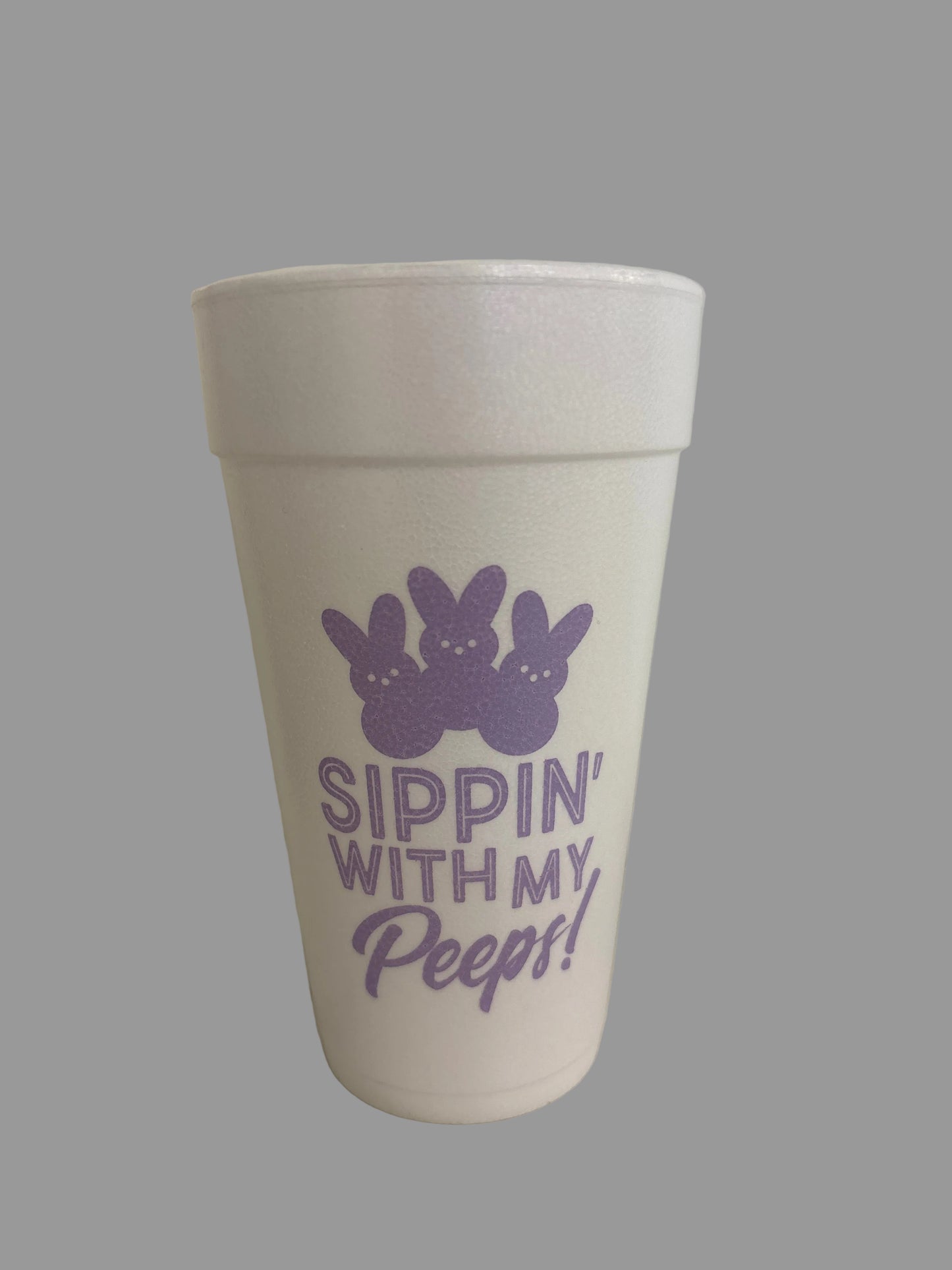 Styrofoam Cups- Single Color