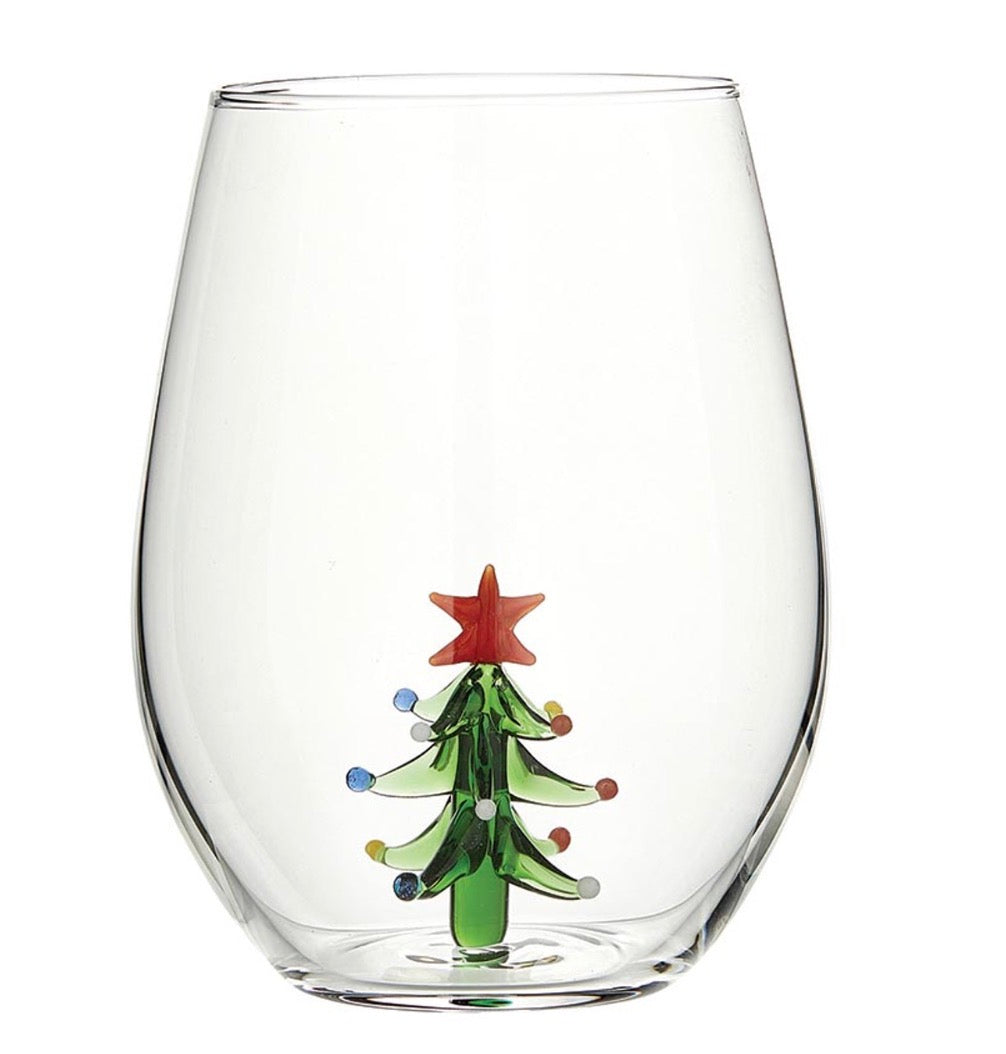Figurine Stemless Wine Glass