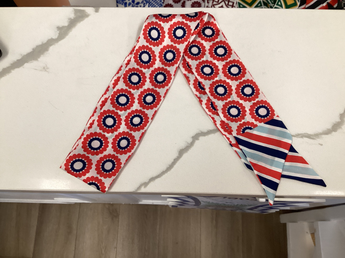 Lucy Floral Skinny Scarf
