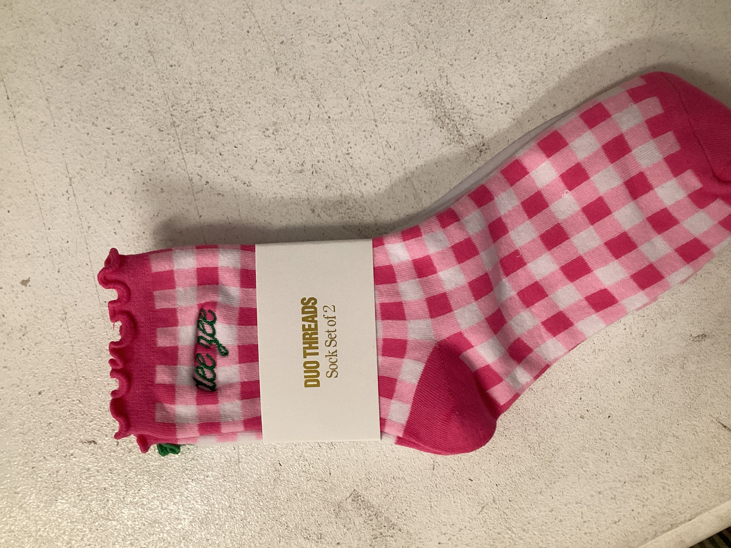 Gingham and Grace Sorority Sock Set