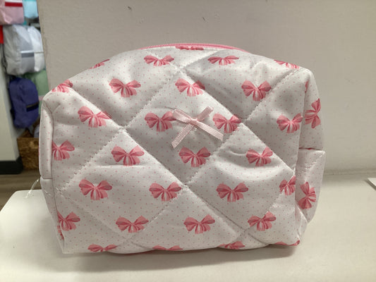 Sweet Cosmetic Pink Bow Bag
