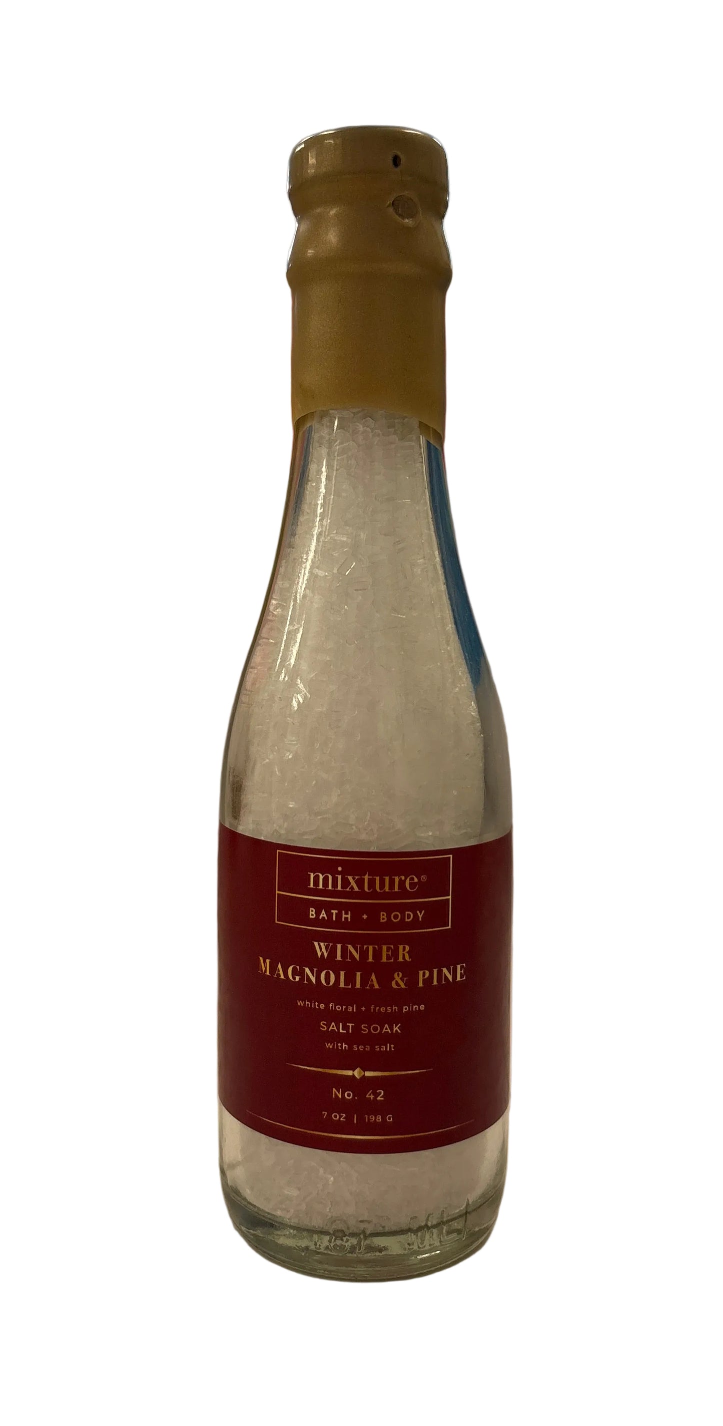 Holiday Salt Soak Bottle