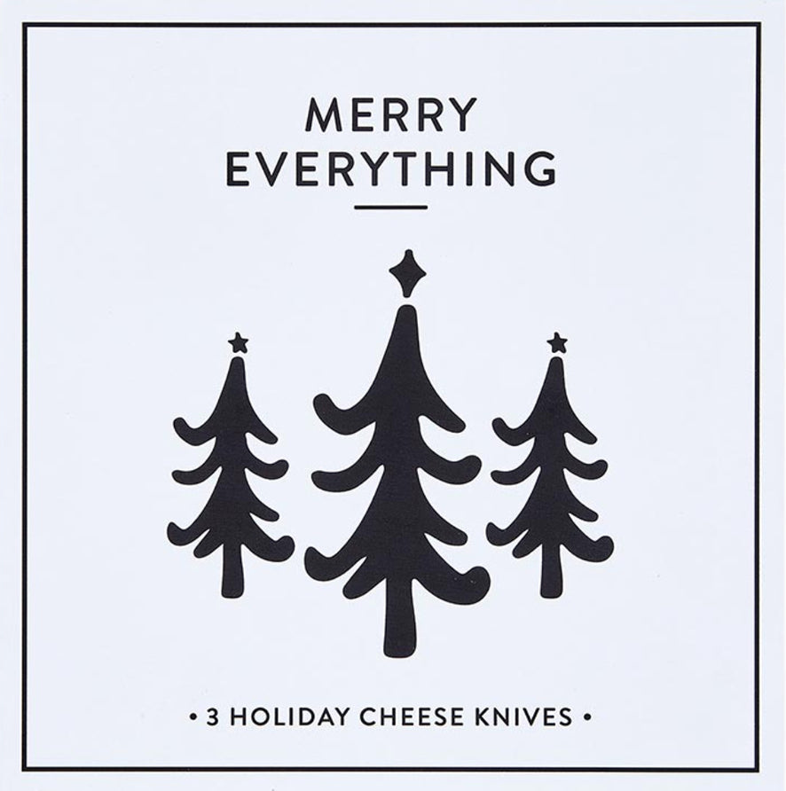 Holiday Cheese Knifes Set of 3