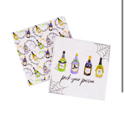 Pick your Poison Cocktail Napkins