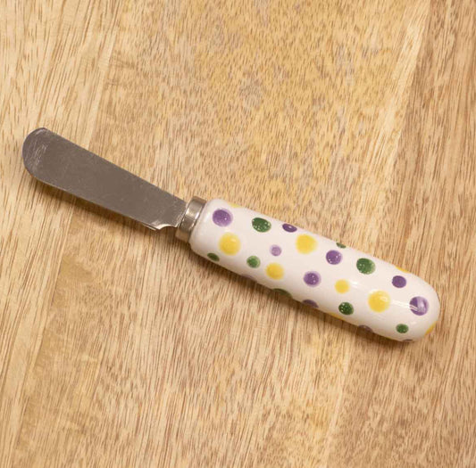 Watercolor Mardi Gras Spreader