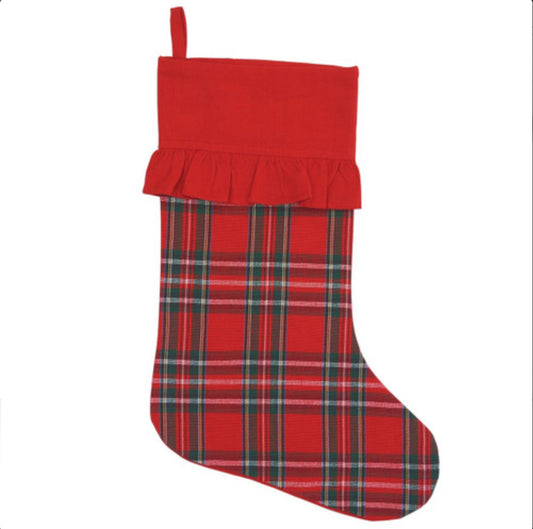 Arlington Plaid Her Stocking