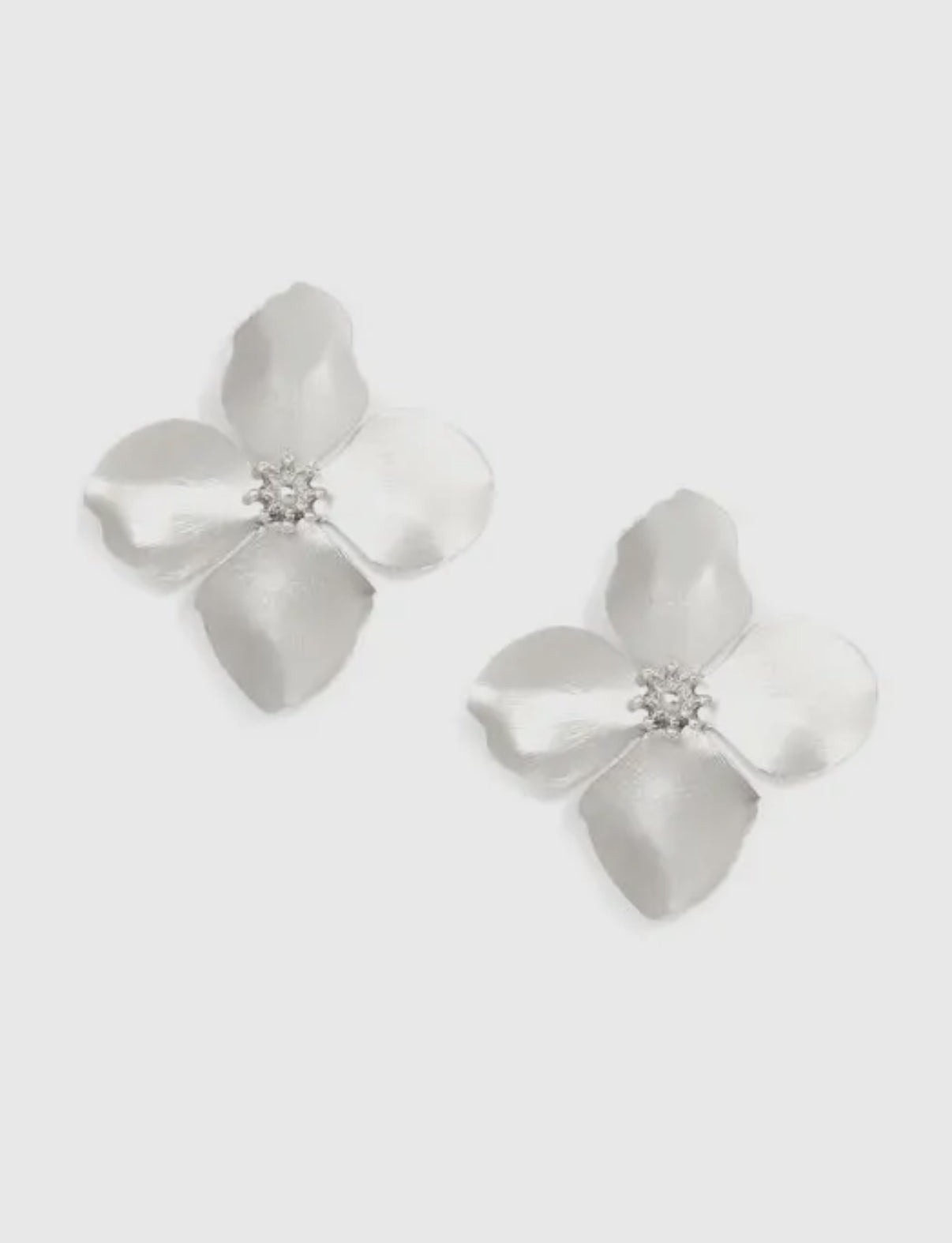 Metallic Garden Party Flower Earring