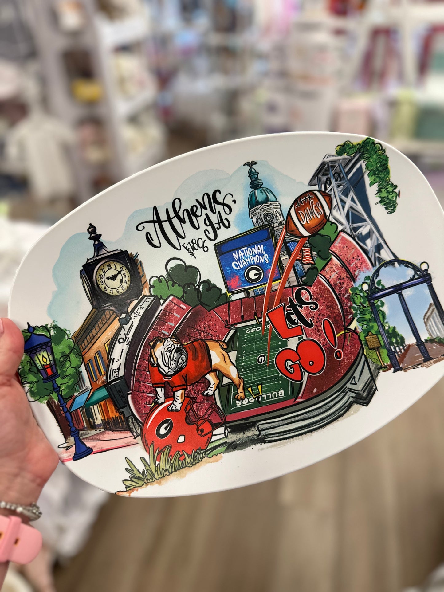 Collegiate Decoware Platter