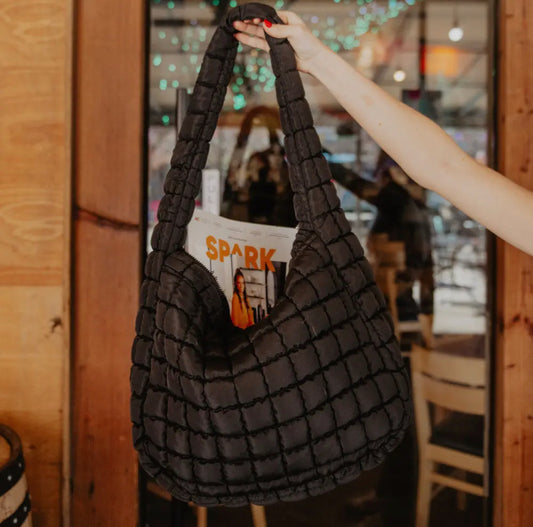 Oversized Quilted Hobo