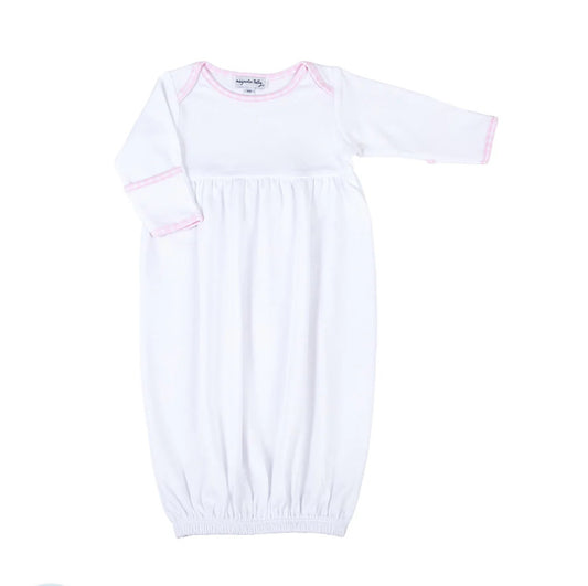 New Beginnings Gathered Gown-Pink