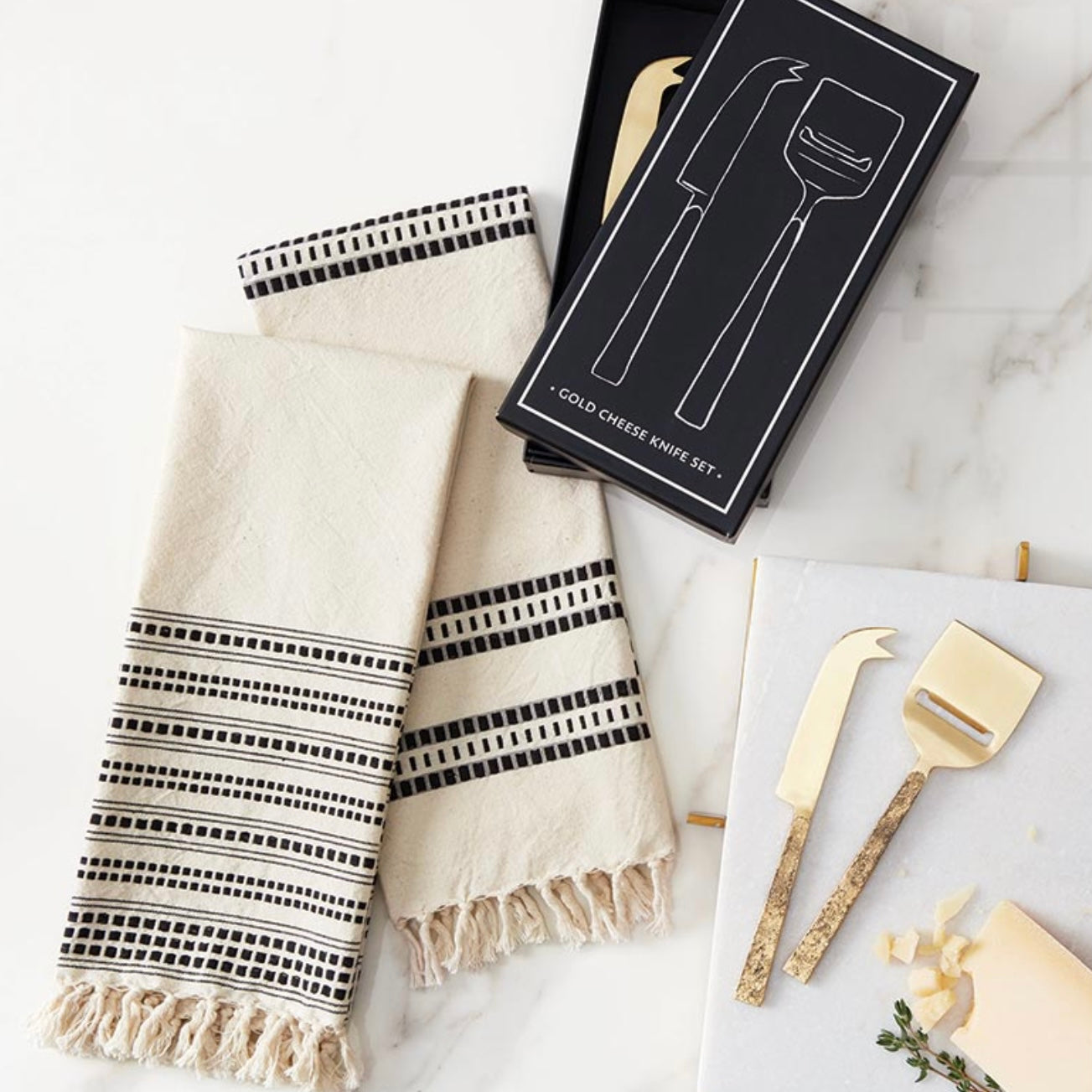 Gold Cheese Knife Set