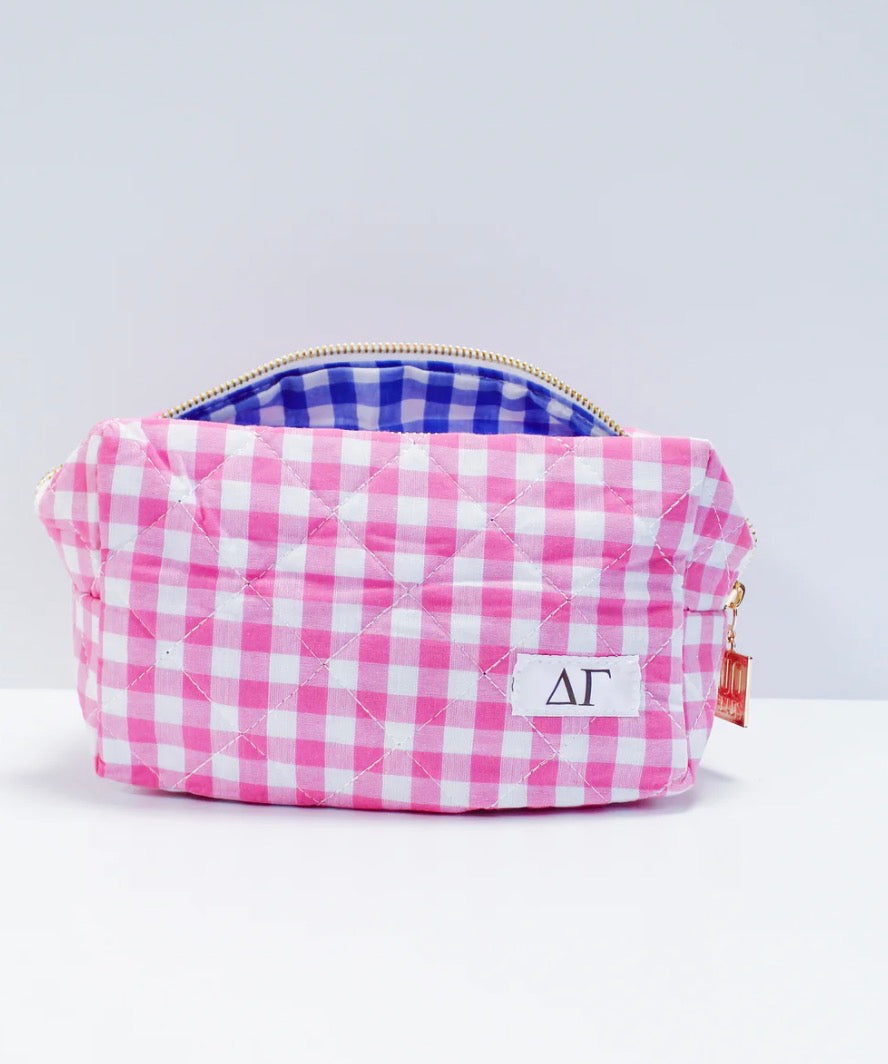 Sorority Gingham Quilted Bag