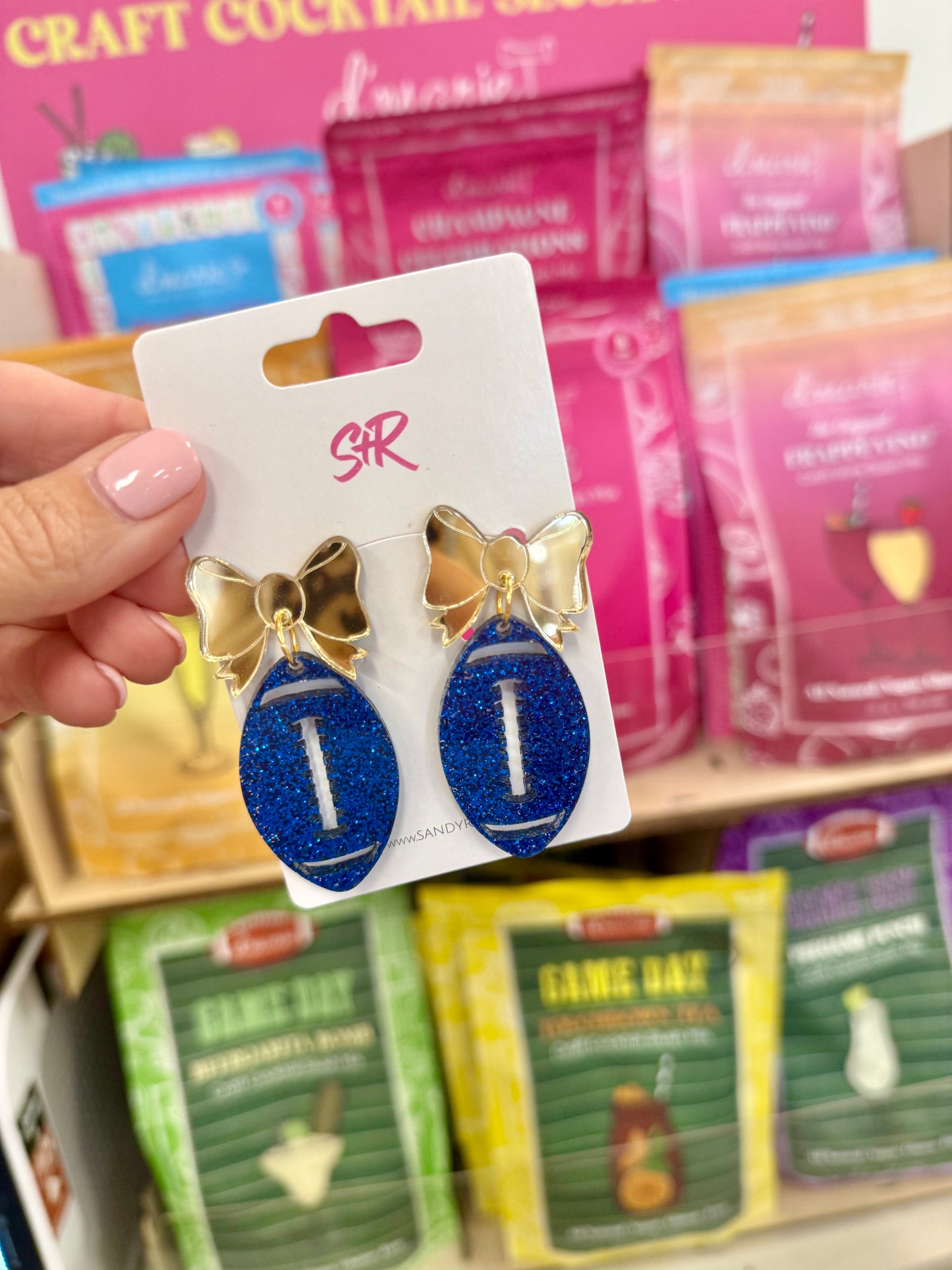 Sandy and Rizzo Gameday Earrings