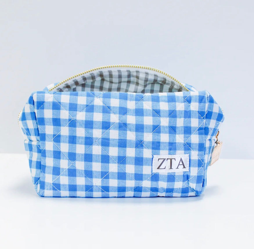 Sorority Gingham Quilted Bag