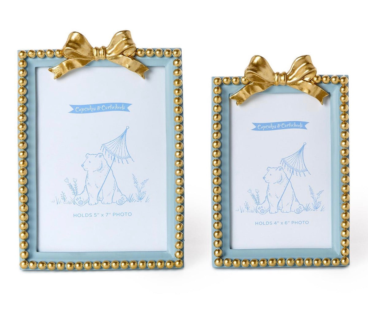 Golden Bow Photo Frame
