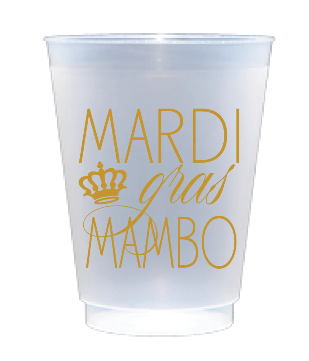 Mardi Gras Mambo 16oz Flex Plastic Cups